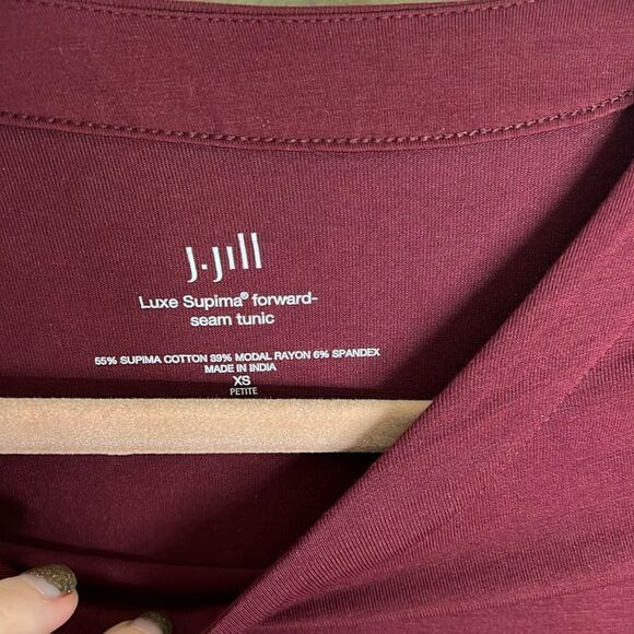 J.Jill Luxe Supima Forward Seam Tunic new without tags - Picture 2 of 4